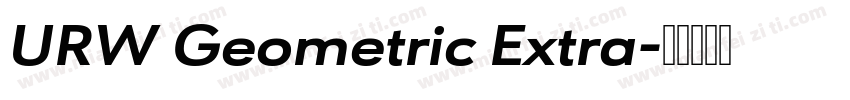 URW Geometric Extra字体转换